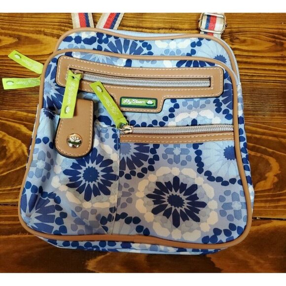 Lily Bloom Cross Body Handbag~ Colorful Purse~ 6 Pocket. - Picture 3 of 7